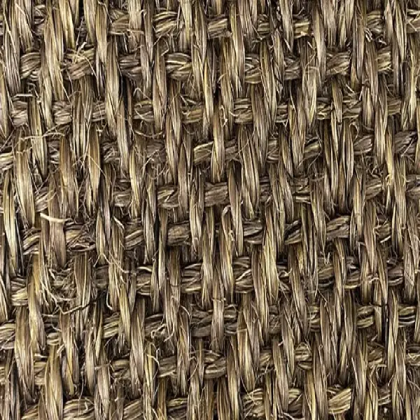Agra Anthracite Sisal Herringbone Carpet