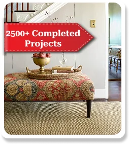 Textured sisal carpet in warm beige with natural fiber weave.